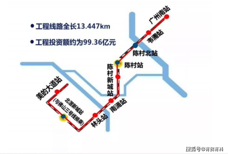 地鐵7號線西延段站點線路圖