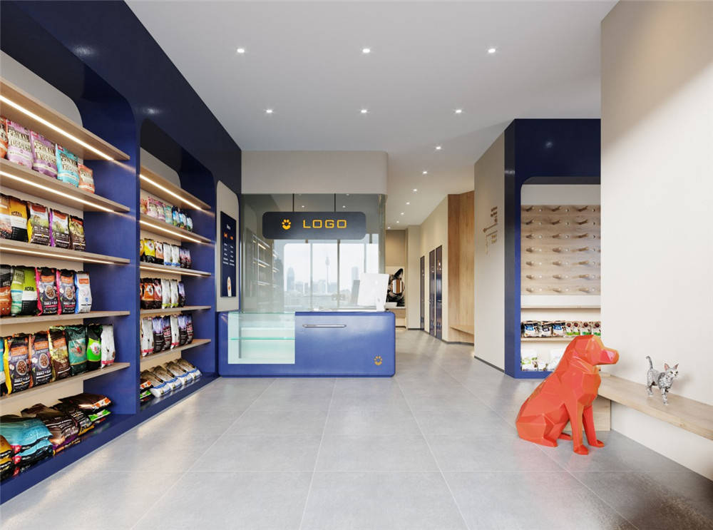 合肥宠物店装修 ins风的网红宠物店装修 下一个火爆宠物店就是你