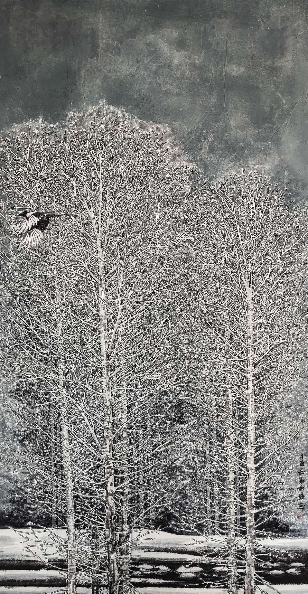 中国新冰雪画实力派画家 谢树国【艺韵阁报道】
