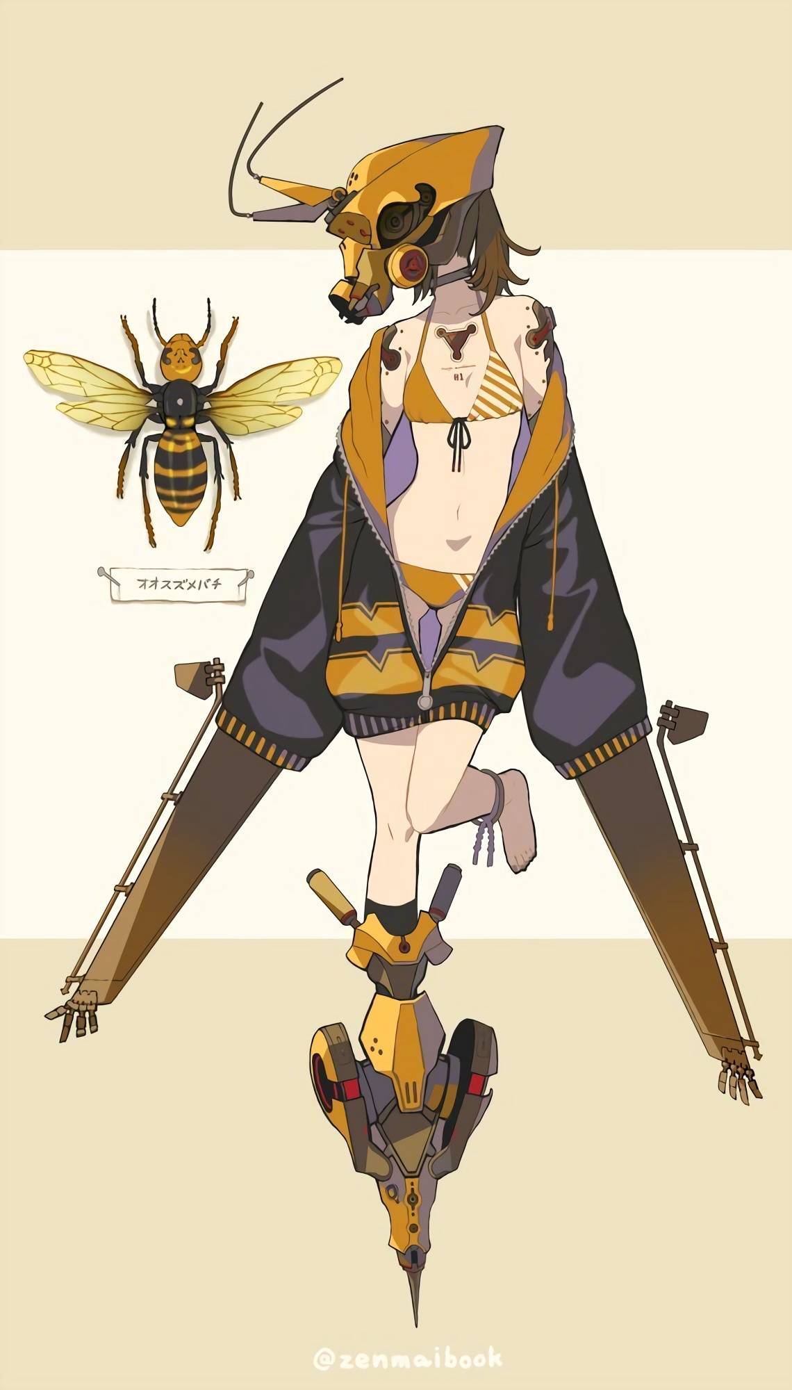 当昆虫少女遇到机甲蜈蚣少儿不宜纹白毒蛾太美了快来认领