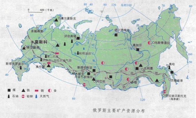 西伯利亚城市分布图片