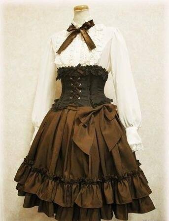 喜欢画萌妹的同学,看看这些洛丽塔裙子参考~!_手机搜狐网