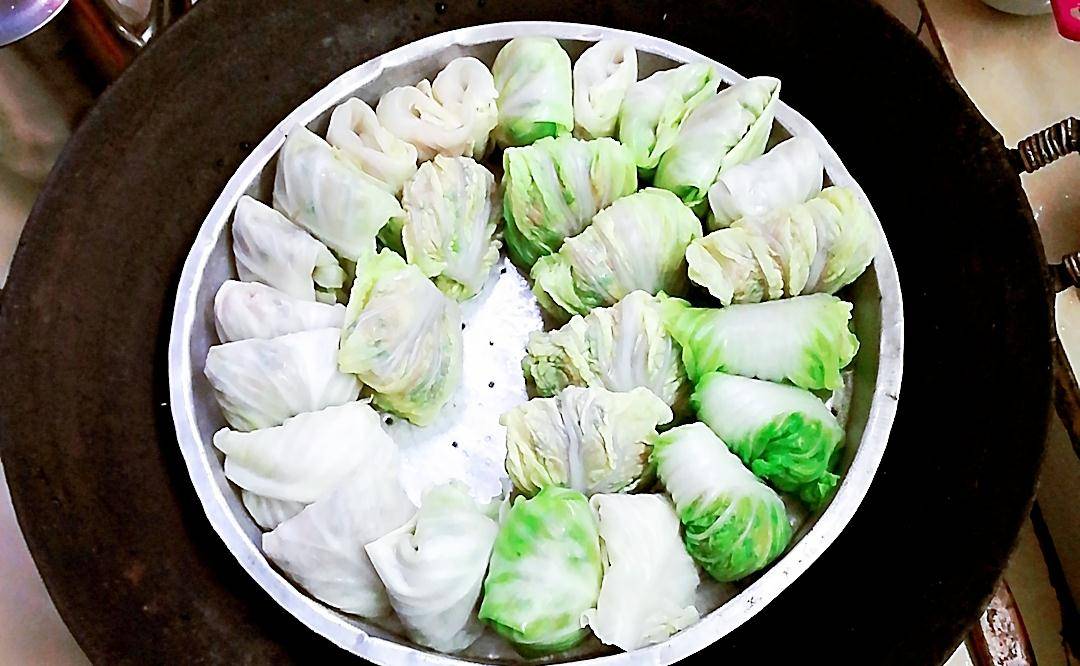 立冬吃什么,家乡特色酿包菜,荤素搭配,营养又健康