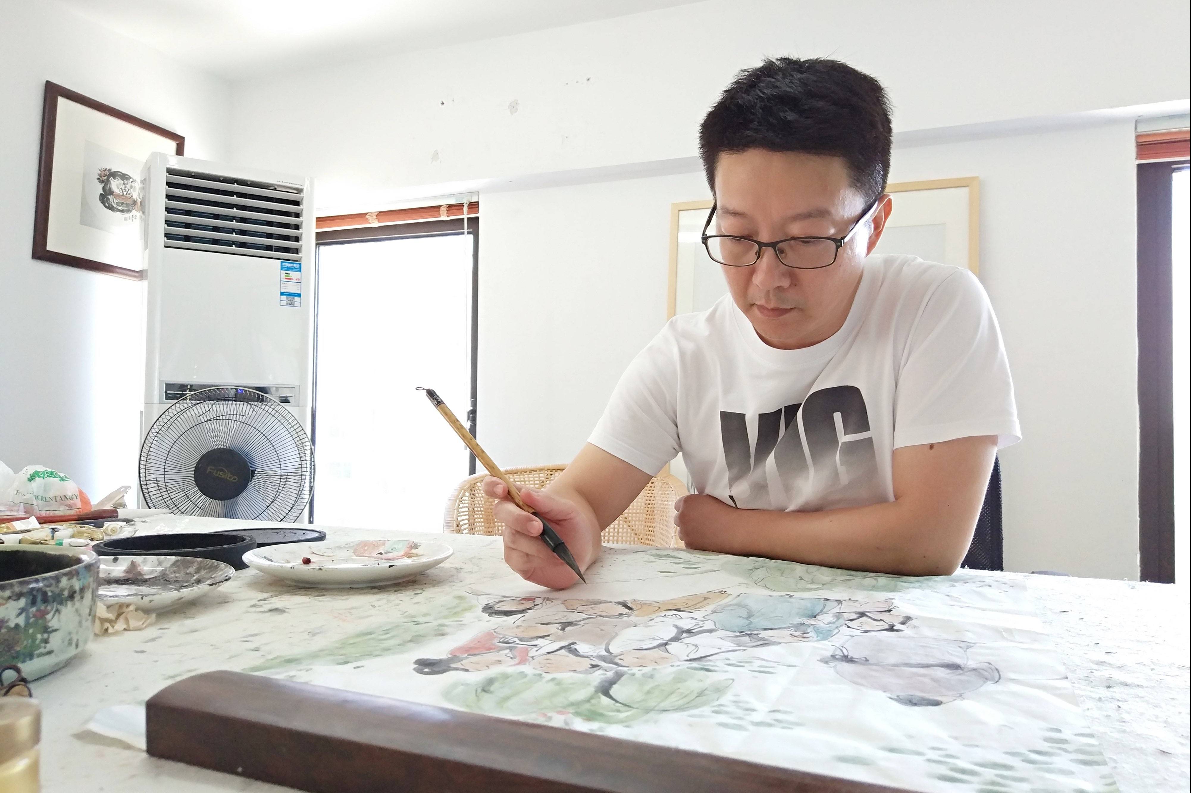 筆墨丹青」——2020最具收藏价值艺术家丨洪万里_搜狐网