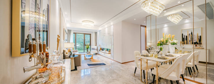 样板间实拍图压轴臻品,封藏闽江,建面约76㎡滨江藏品三房 ,最后50席