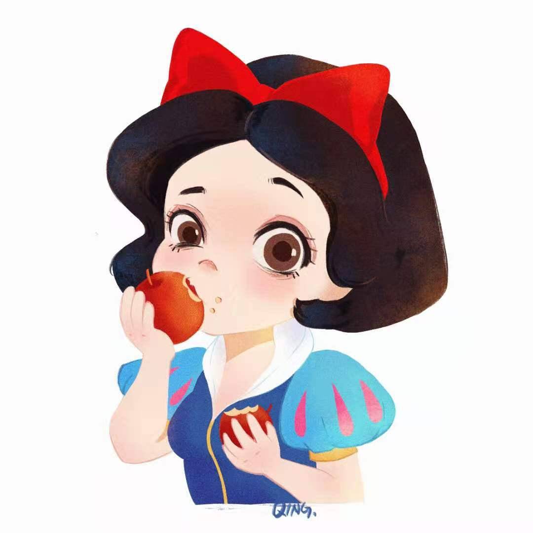 迪士尼公主变大头萌娃,白雪可爱到哭,乐佩玩起了捆绑play