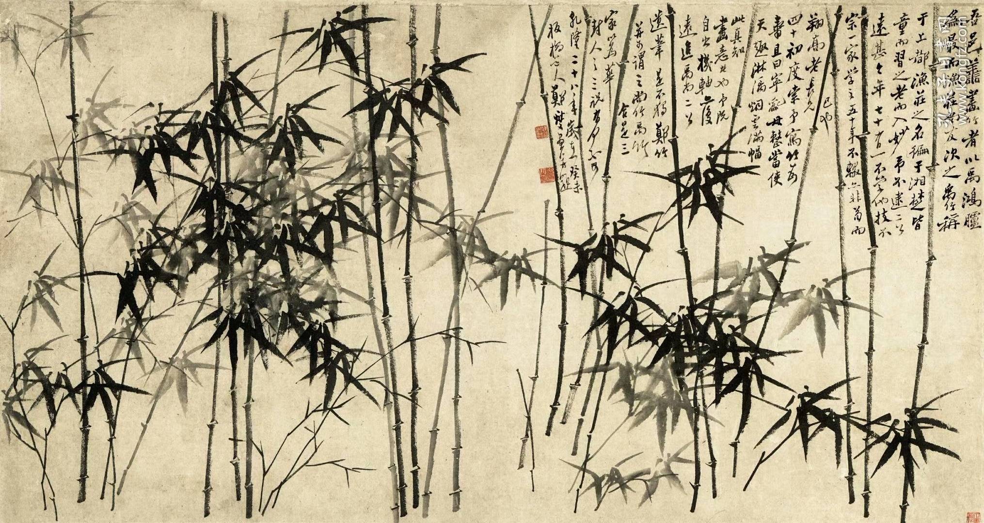 精品赏析郑板桥《墨竹图》