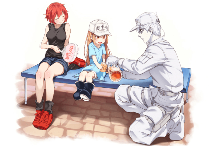 工作细胞第二季和black形象对比,白细胞变御姐,t细胞变化最大_手机