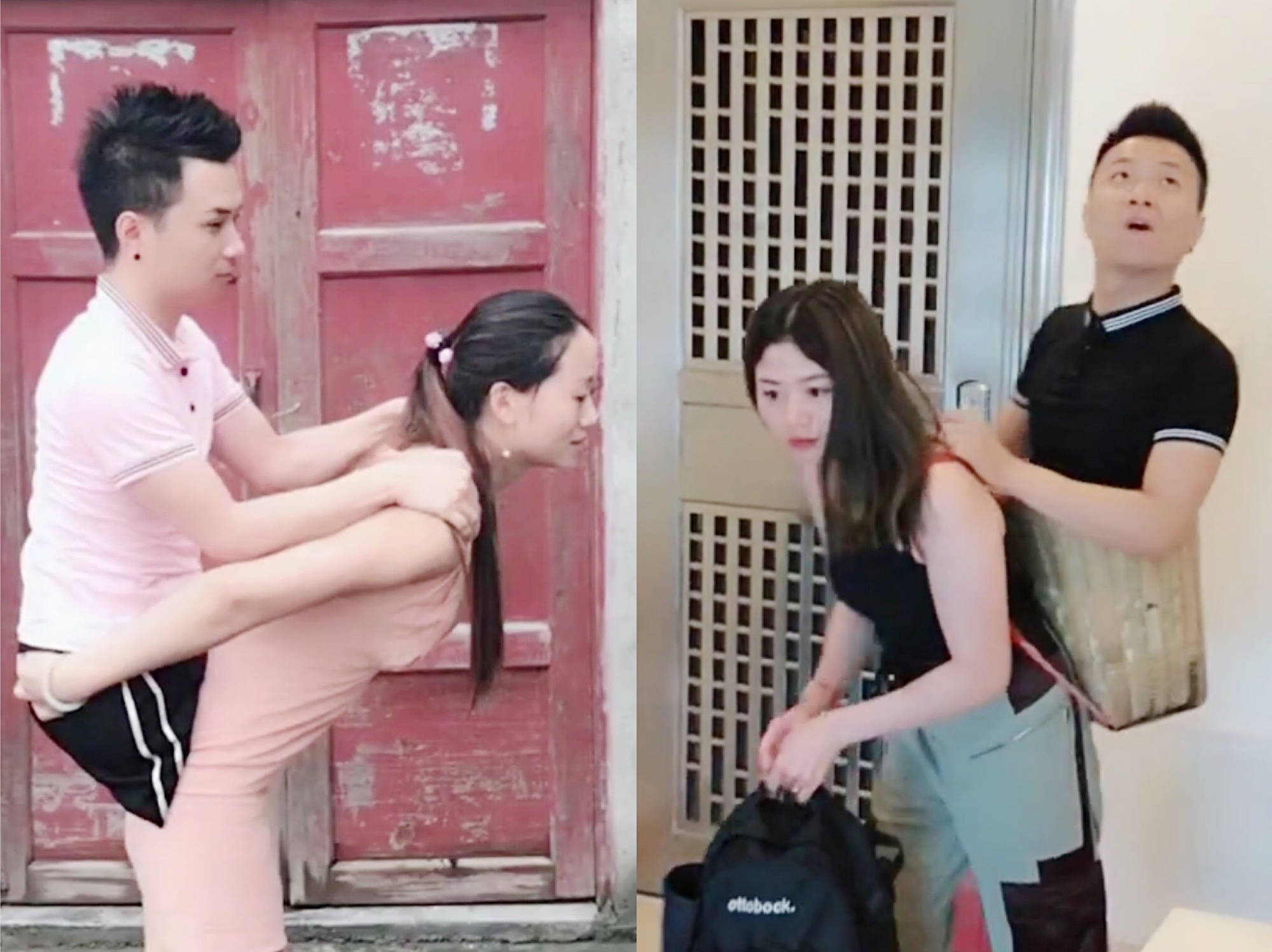 成都90后"连体男女"分开了,在网上引起轰动,新女友长得更美