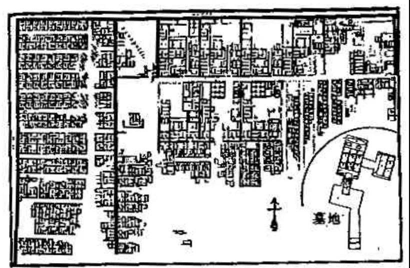 古埃及卡洪城布局图卡洪之后五百多年,中华民族的商代中期也是如此