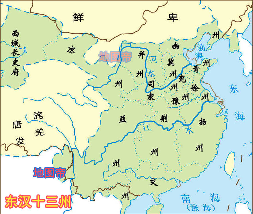 唐朝十三州地图精确图片