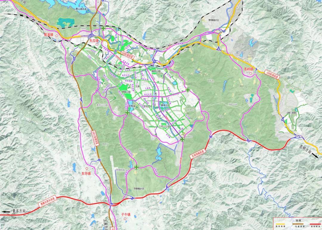 楚雄市城区市政规划图图片