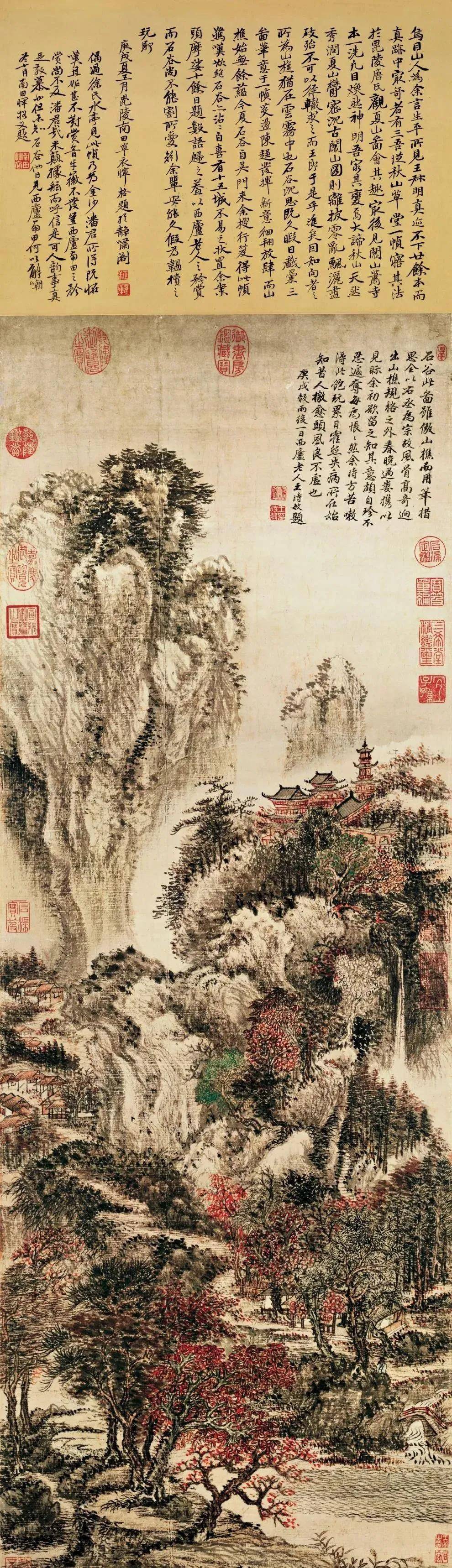 清初大名家王翚山水画精品欣赏