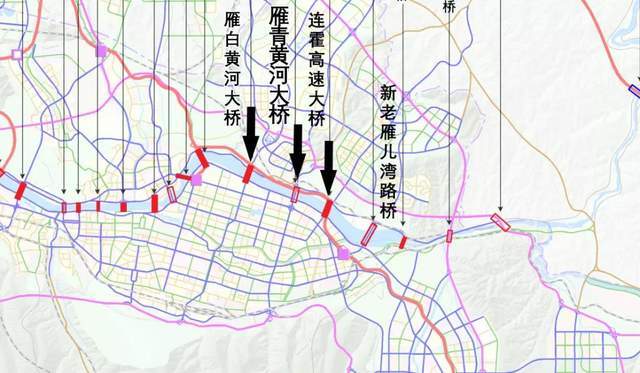 兰州雁青大桥具体位置图片