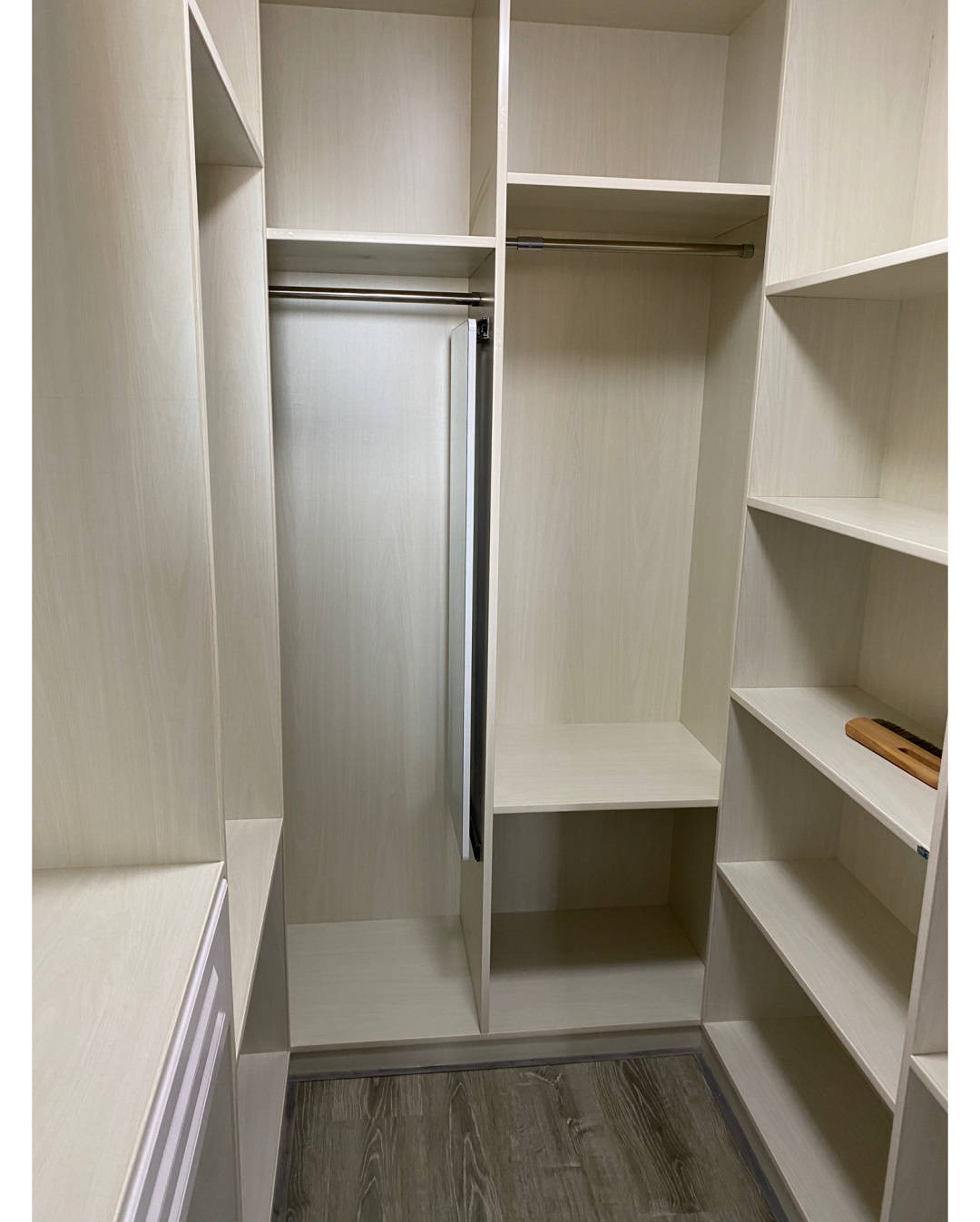 花150天装修混搭新房,进门就被镀金灯迷住,主卫改迷你衣帽间!