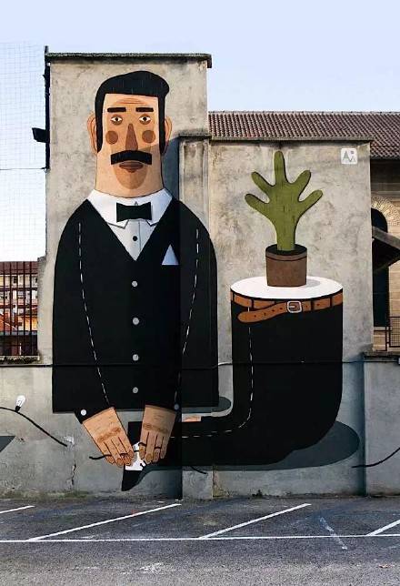 来看看国外创意墙绘吧