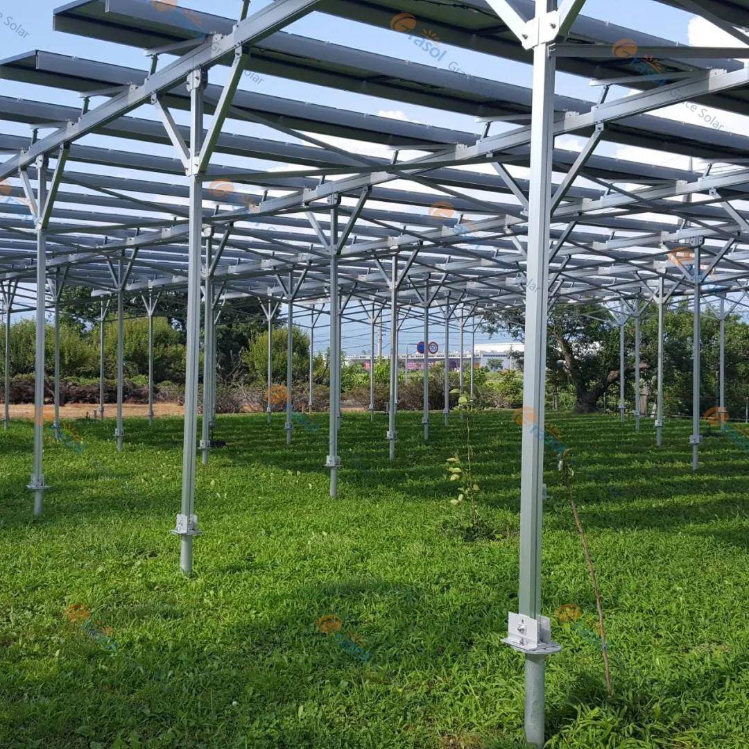 格瑞士农棚支架为光伏农业撑起一片蓝天