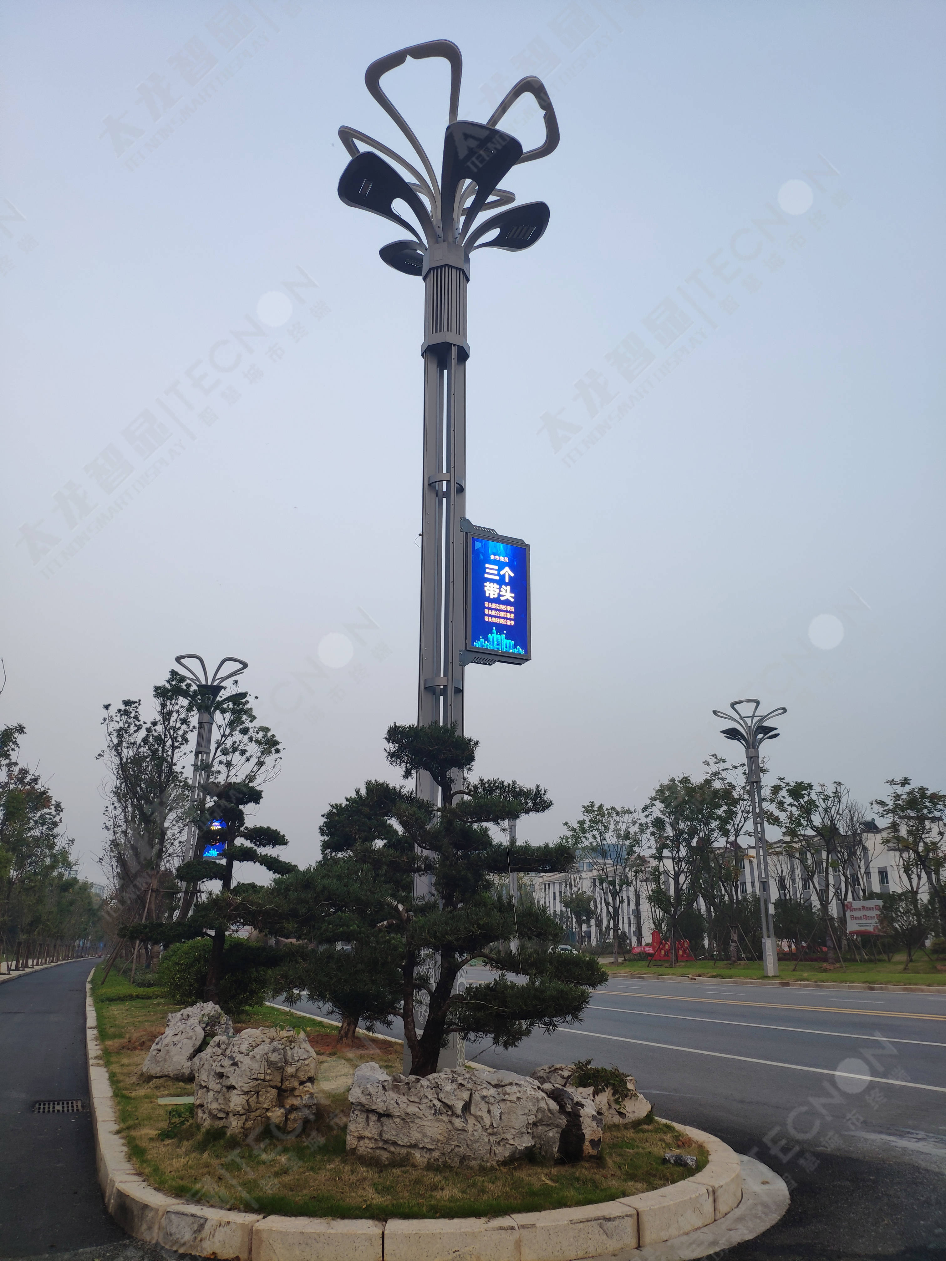 led灯杆屏的基本作用功能你了解吗?