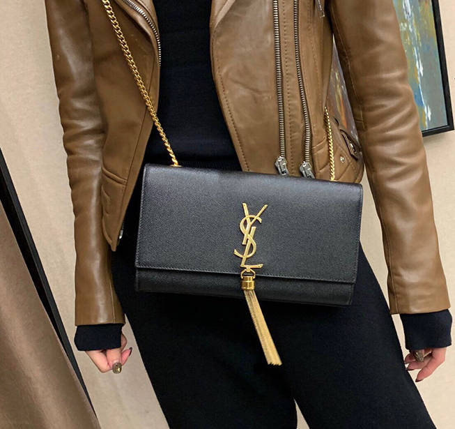 圣罗兰链条包 kate流苏包,经典又实用的日常百搭款_手机搜狐网