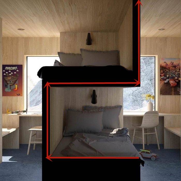 卧室改两个独立房间图片