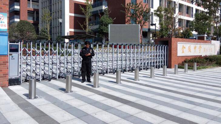 为什么学校校园门口要安装防冲撞升降柱?
