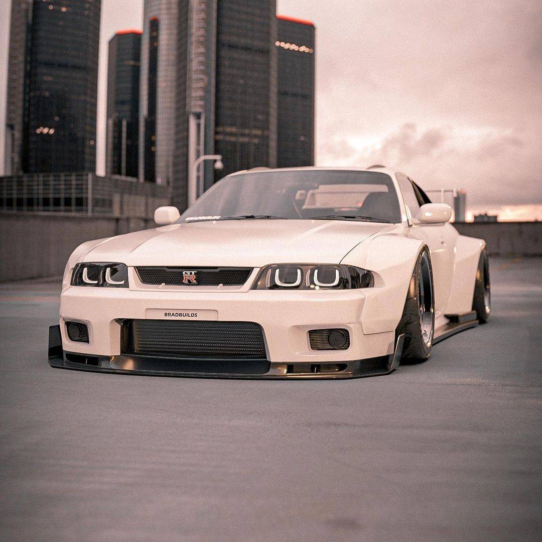 改装宽体后的gtr更加性感