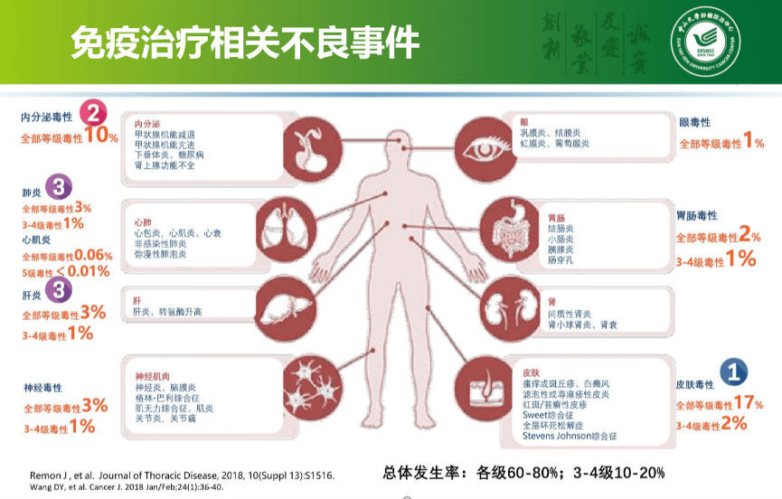 肠癌常用靶向和免疫治疗药物不良反应及处理原则