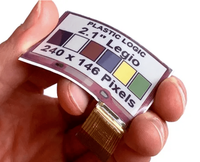 全球首款柔性全彩电子墨水屏eink与plasticlogic共同开发