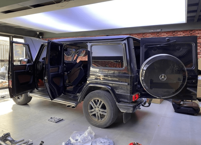 13年奔驰大g老款改新款外观详细配件和注意事项