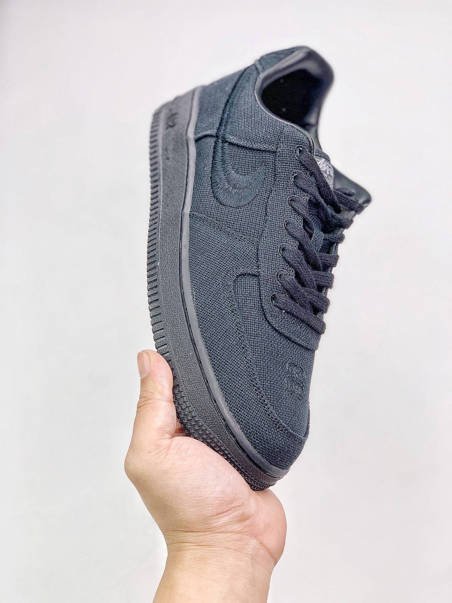 x nike air force 1 07 low"black cool"空军低帮经典板鞋 stussy x
