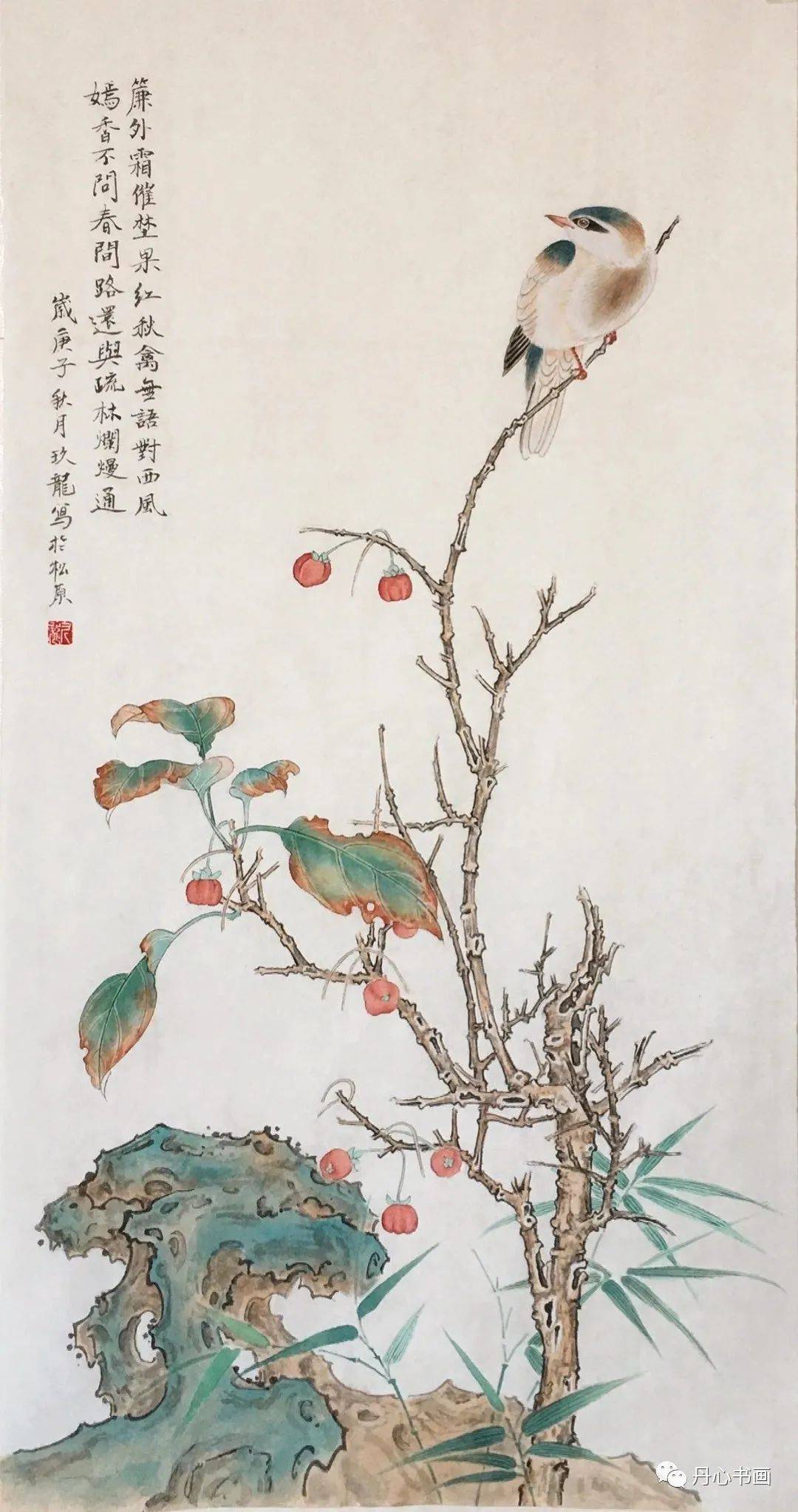 叶硬经霜绿,花肥映雪红|青年工笔画家范九龙