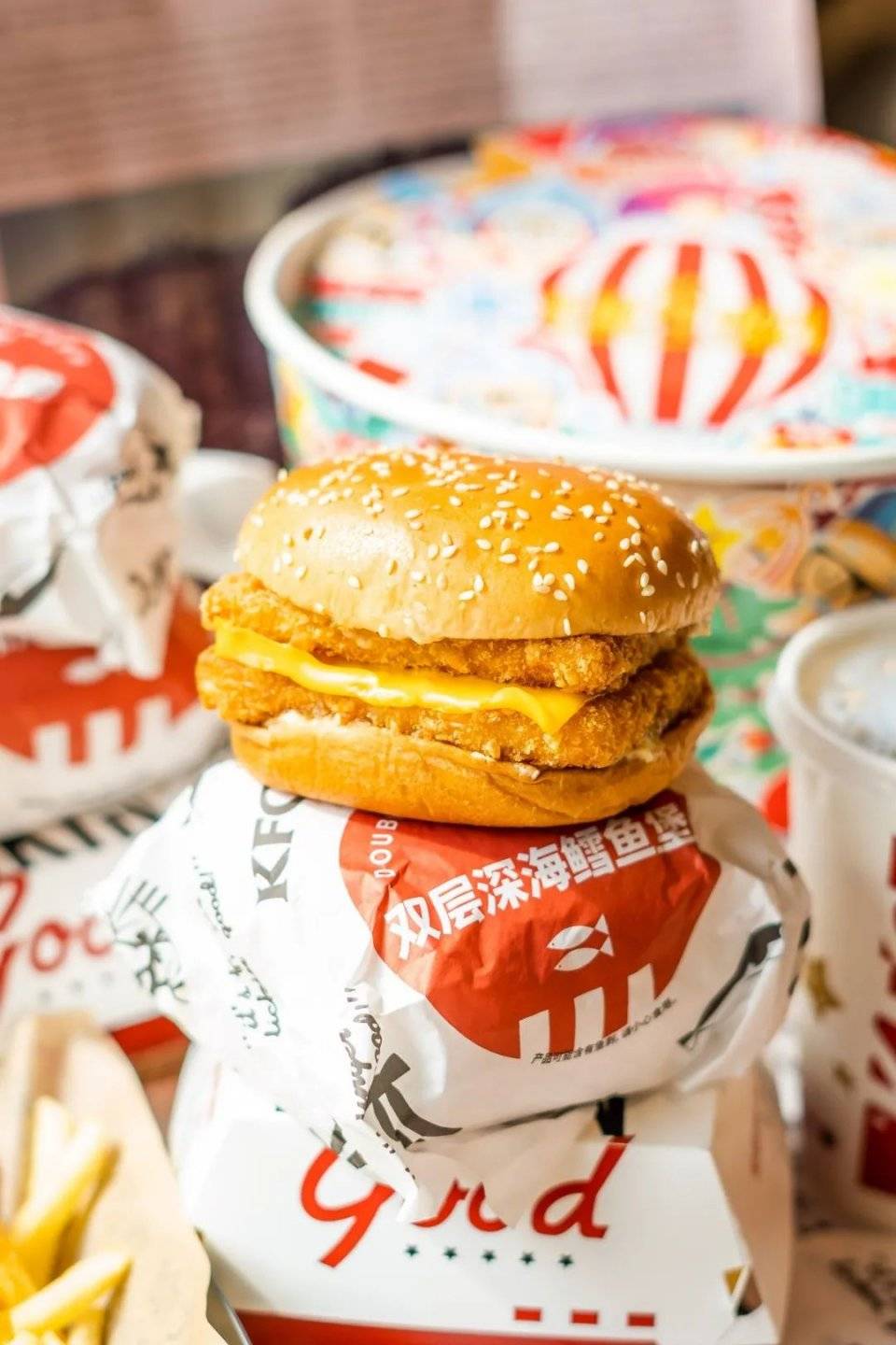 肯德基深海鳕鱼堡!快来尝鲜!