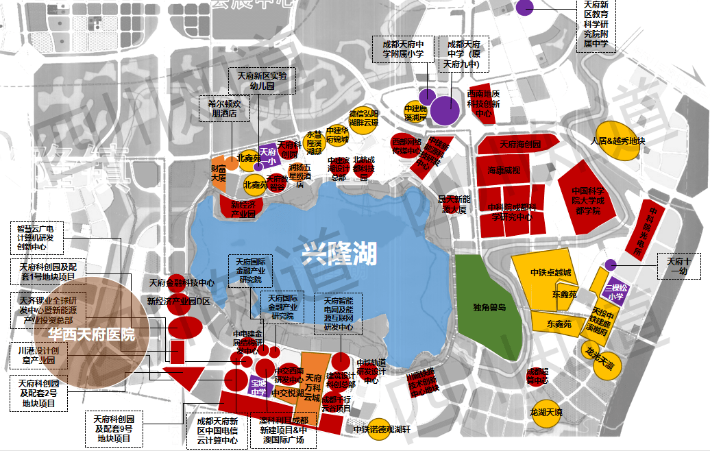 成都兴隆湖位置图片