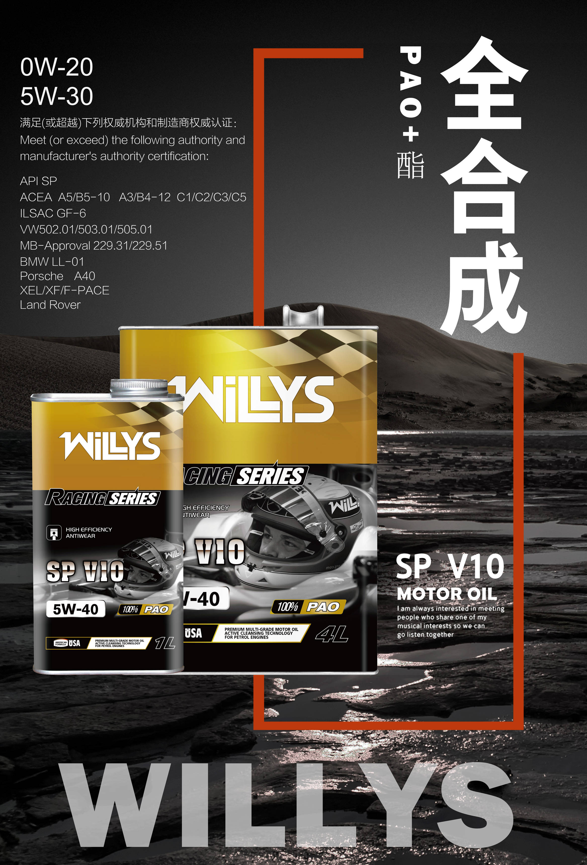 新手司机需要掌握的知识汽车保养的威利斯润滑油