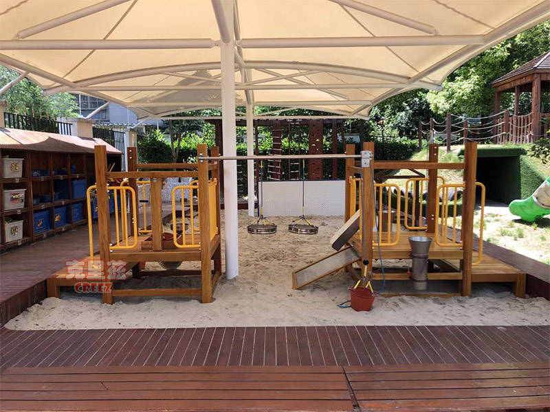 户外儿童沙池如何构建?不妨试试下面的这些创意