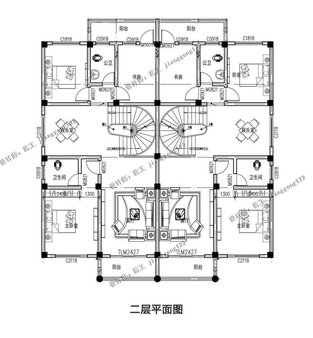 四间三层两户别墅图片图片