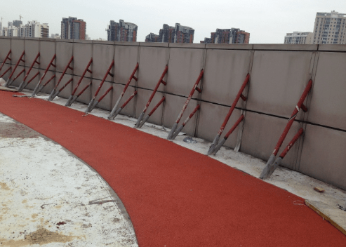 郑州市索易儿童成长中心楼顶塑胶地坪