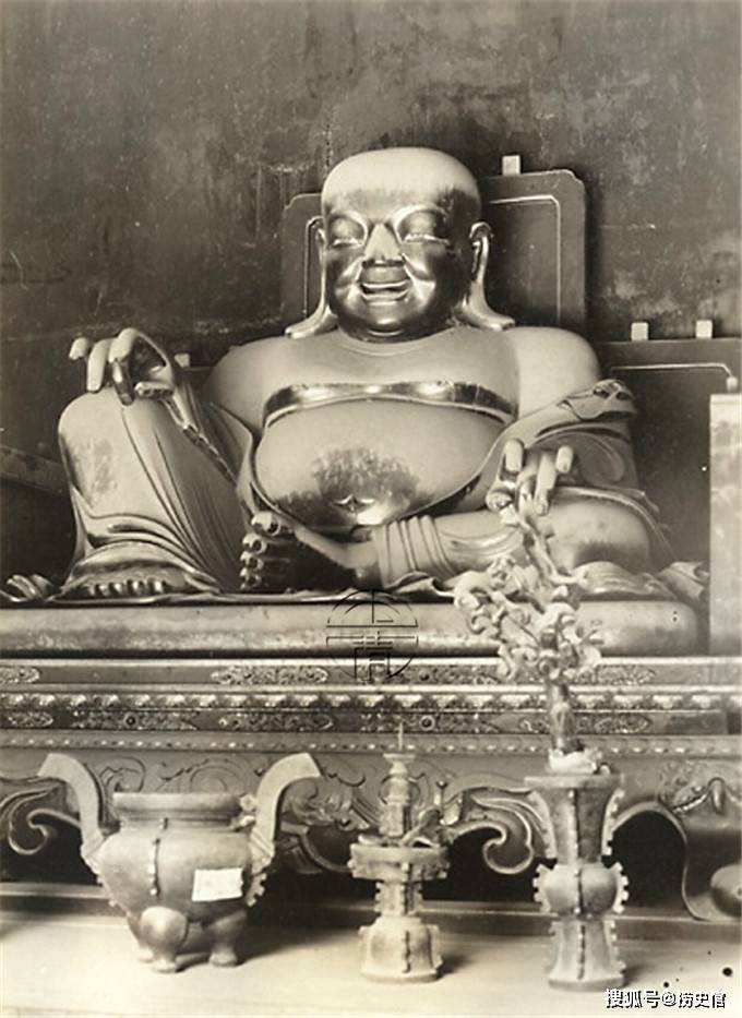 老照片,1934年河北承德外八庙普乐寺