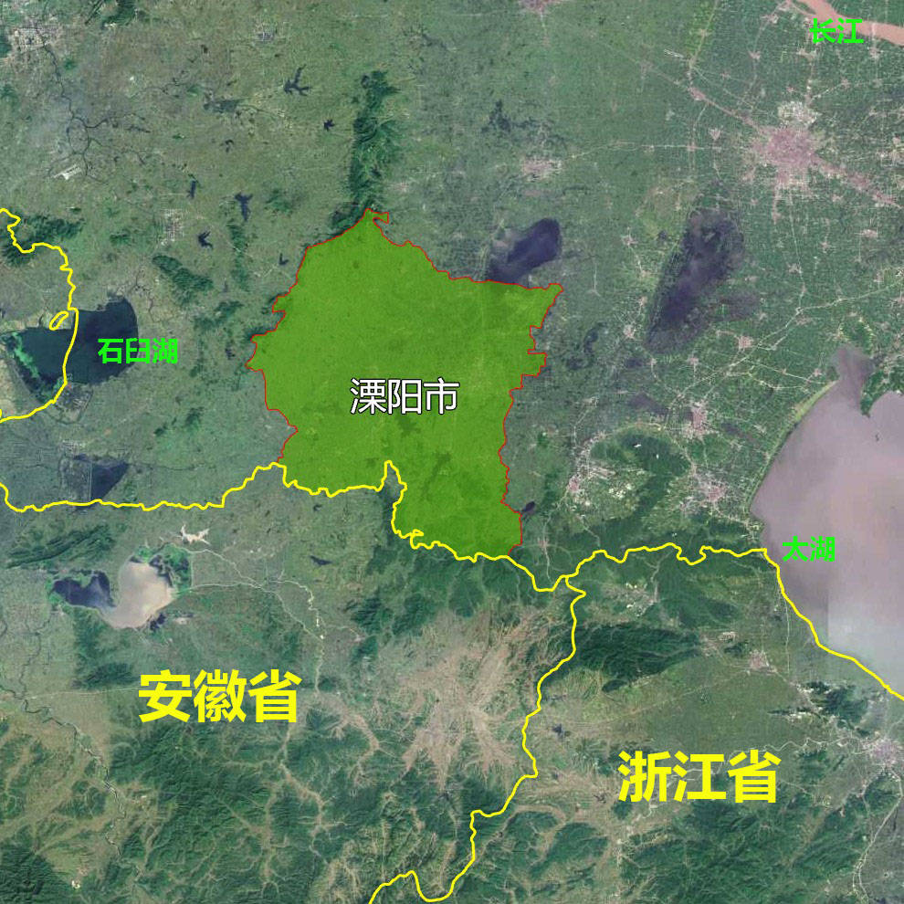 8张地形图快速了解江苏省常州各市辖区市
