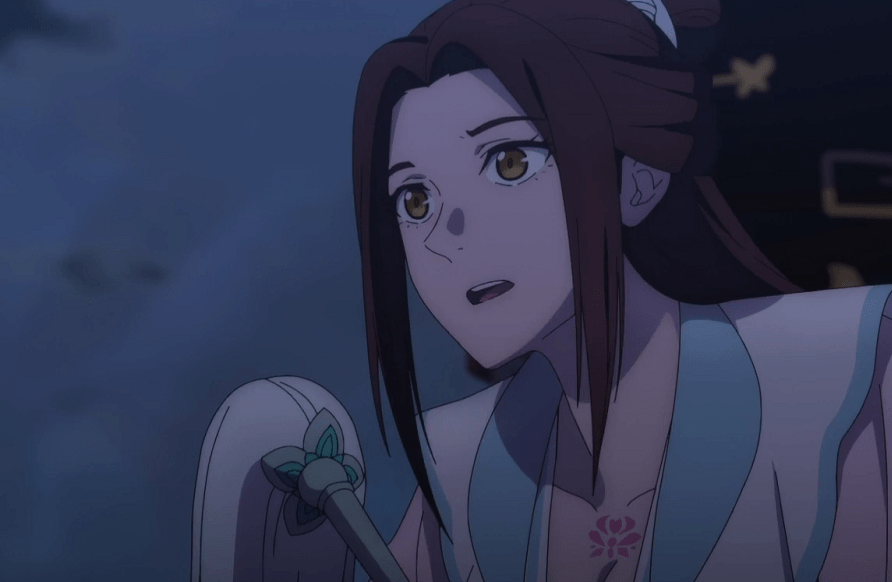 黑水女装出场,花城表情亮了,内心戏好足!