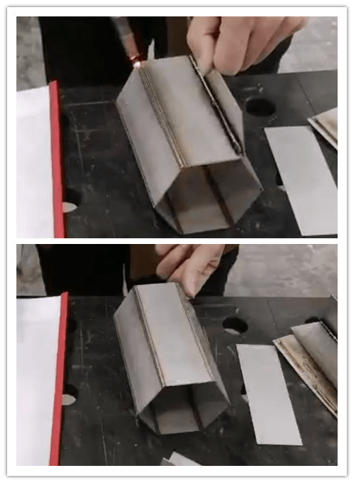 手持激光焊接机特点手持焊枪的操作模式,可以对工件实现任意部位任意