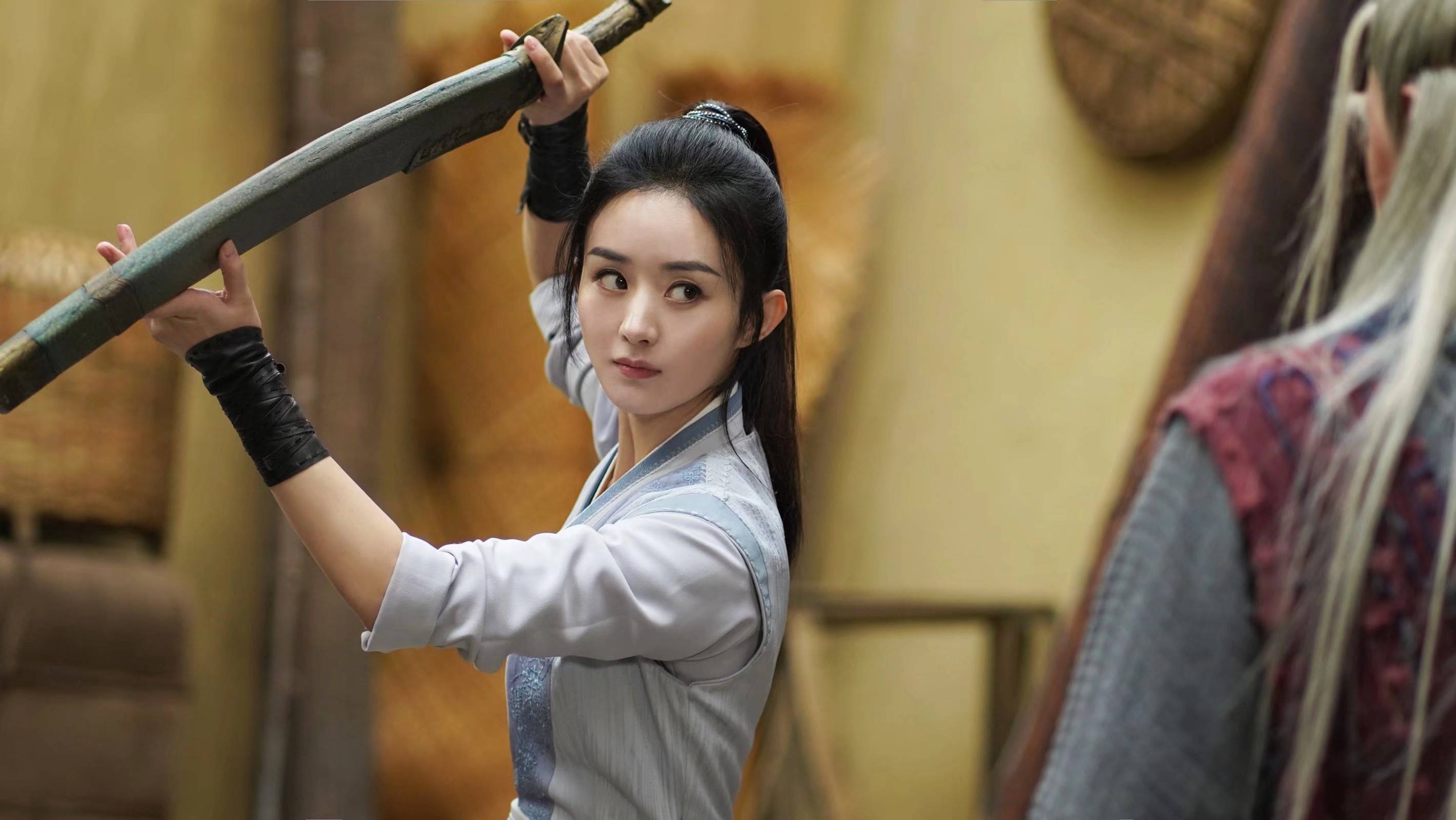 原创赵丽颖功夫到底怎么样?为何对武侠剧情有独钟