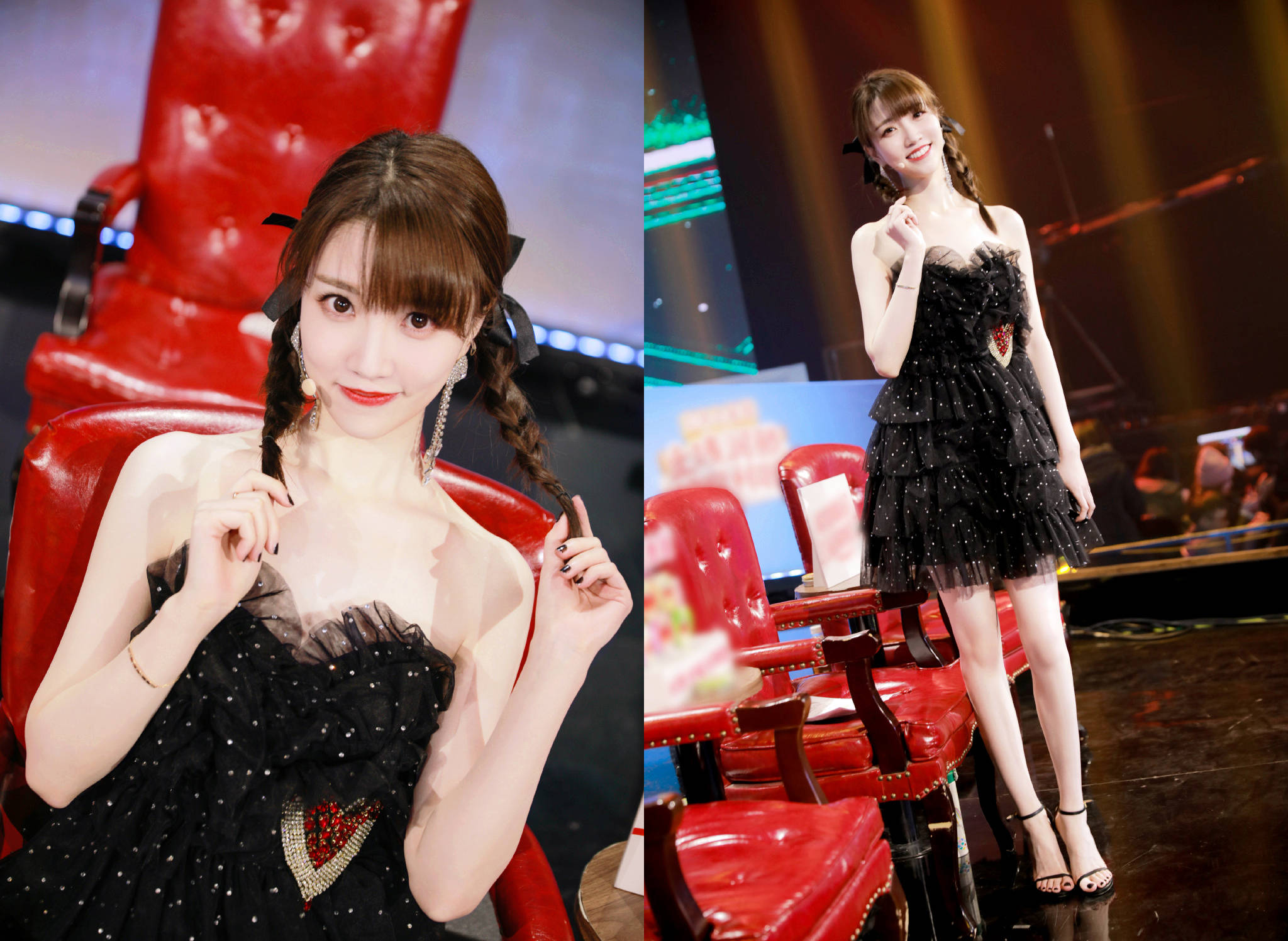 张纯烨主持界的美腿姐姐多变的舞台风格造型既甜美又明艳