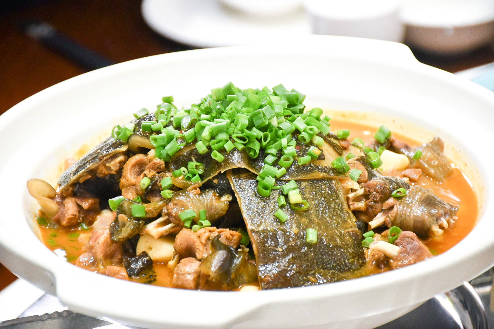 寒潮来袭,吃一锅常德钵子菜红焖洞庭甲鱼,暖乎乎的好滋味_柳叶宴