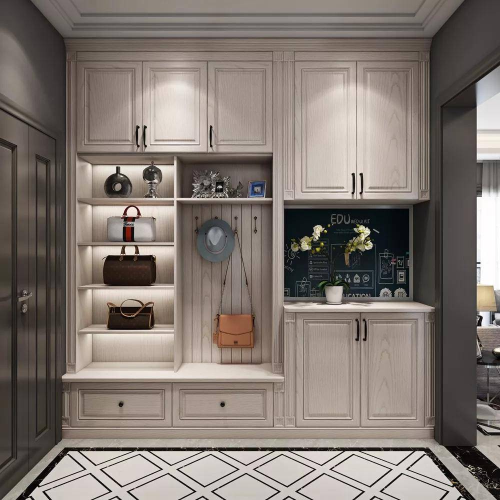 莎卡玄关柜定制得好简直要包揽家里50的收纳功能