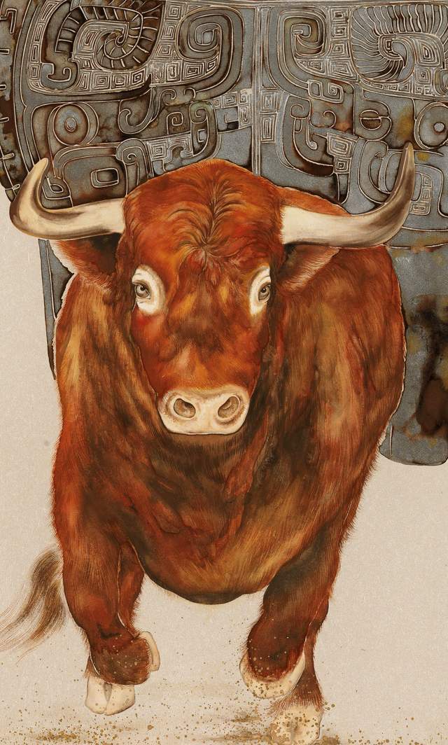 独家首发金牛纳福程澄画牛欧洲邮票发行