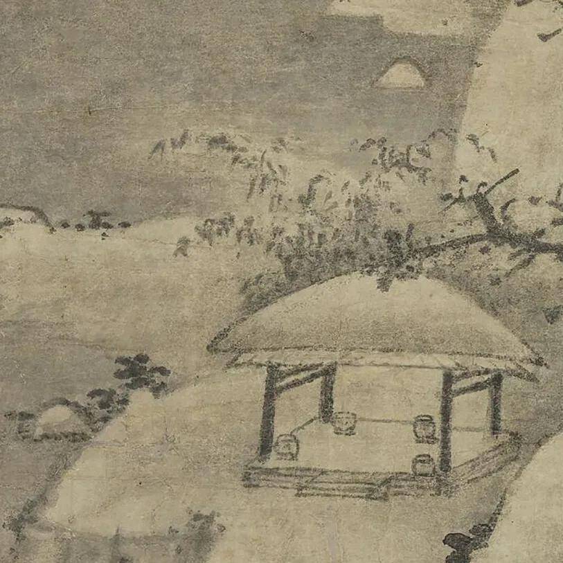 寒冬降温,通过古画看古人冬天的生活_雪景