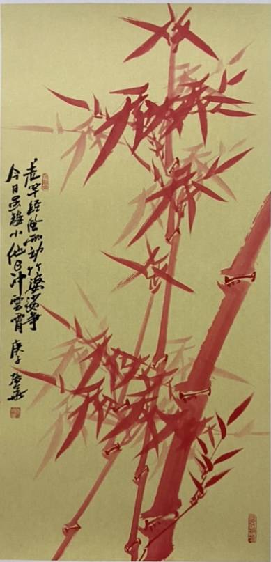 "传承发展"迎新春中国书画百杰展陈培华作品