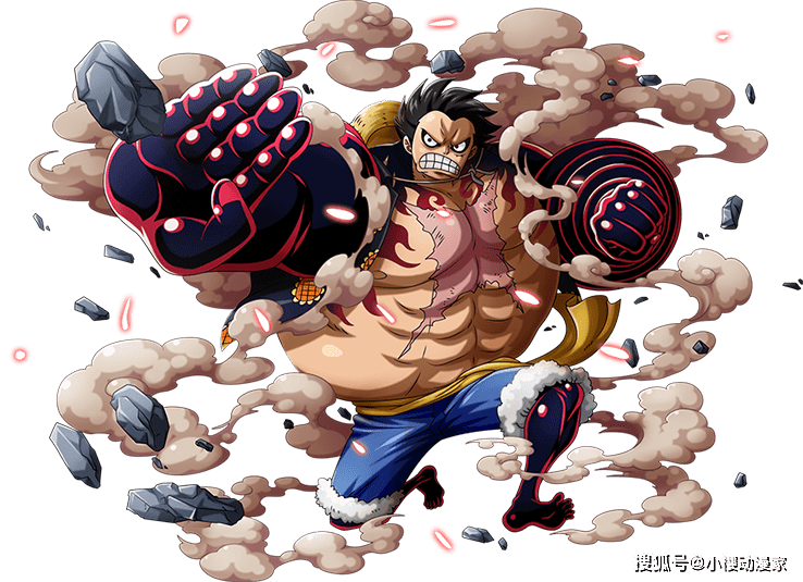 原创凯多vs白胡子白胡子被打出鼻血凯多被虐得不行