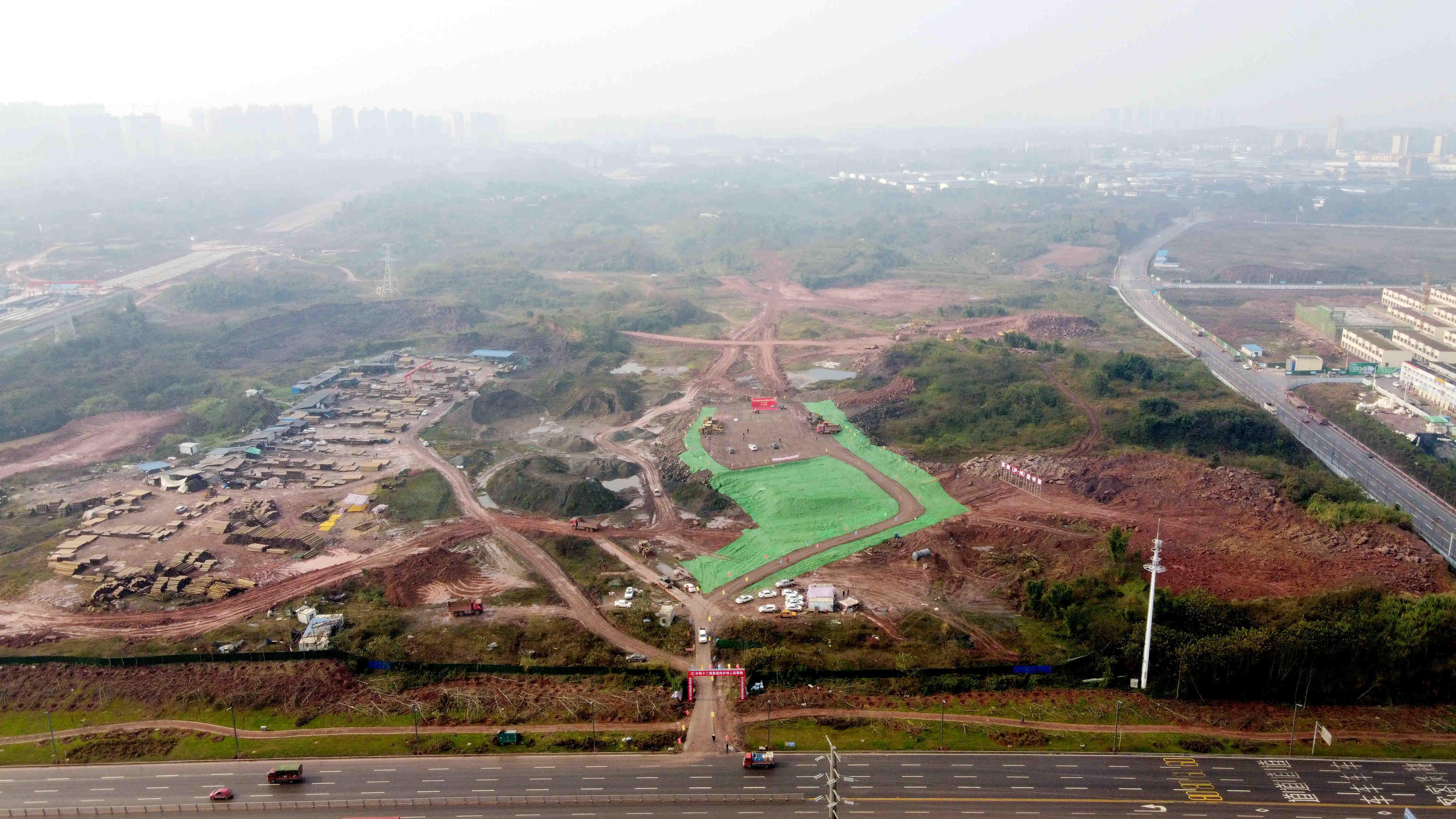 渝昆高铁龙马潭区段开工